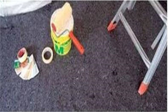 Breathable Dust Barrier Floor Protection Mats for Curing Finishes