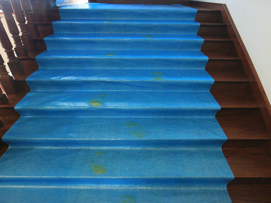 Painter Floor Protection Recycled Cotton Polyester Fleece Felt LDPE Laminated Roll Nonwoven Fabric